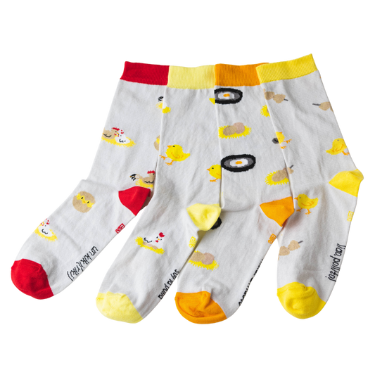 Calcetines El huevo o la gallina