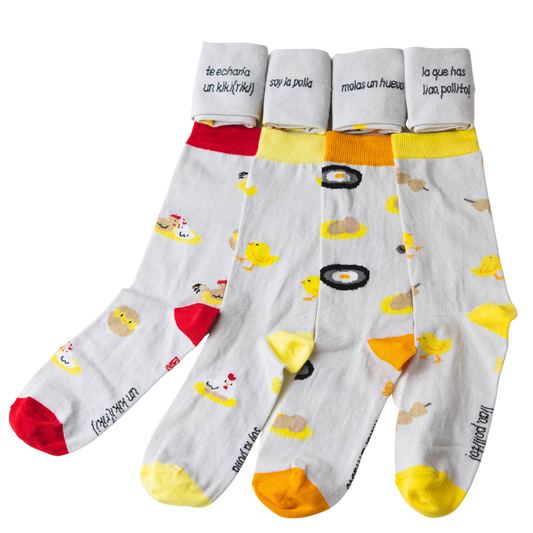 Calcetines El huevo o la gallina